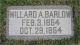 BARLOW, Willard Albert (I15688)