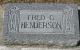 HENDERSON, Frederick George